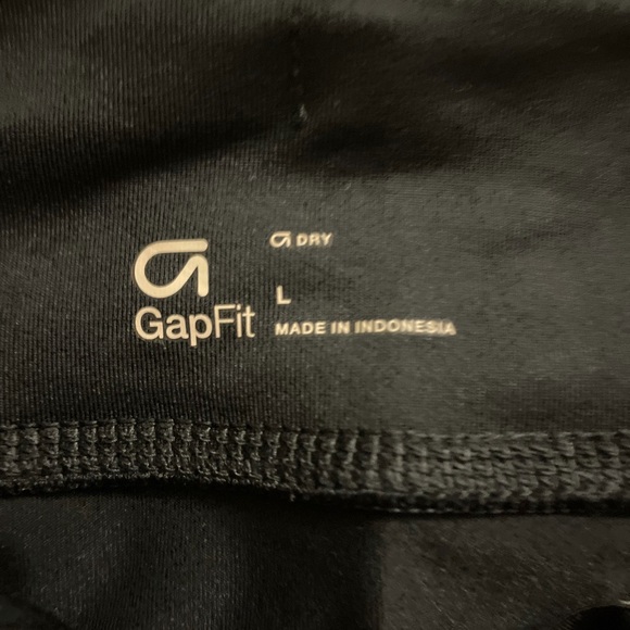 Gap Fit Girl’s Faux Leather Black Leggings - Picture 3 of 5